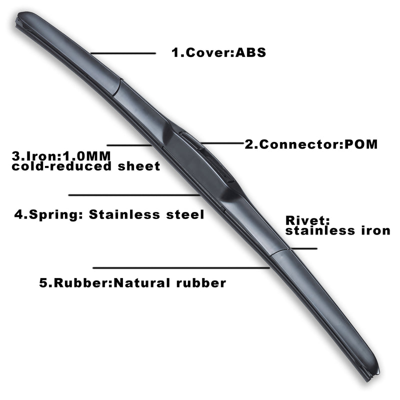 Moclean camery type hybrid wiper blade -T-100